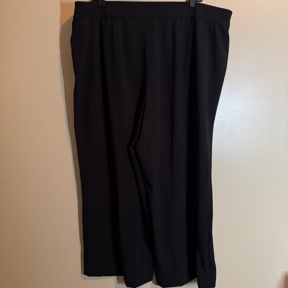 Lane Bryant Wide Leg Slack Black Plus Size 22/24 - Picture 8 of 9